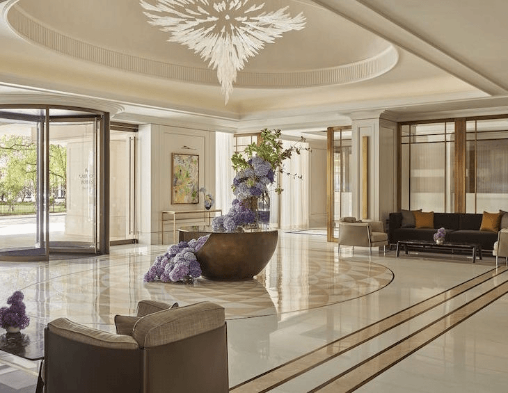 Furniture for a hotel lobby