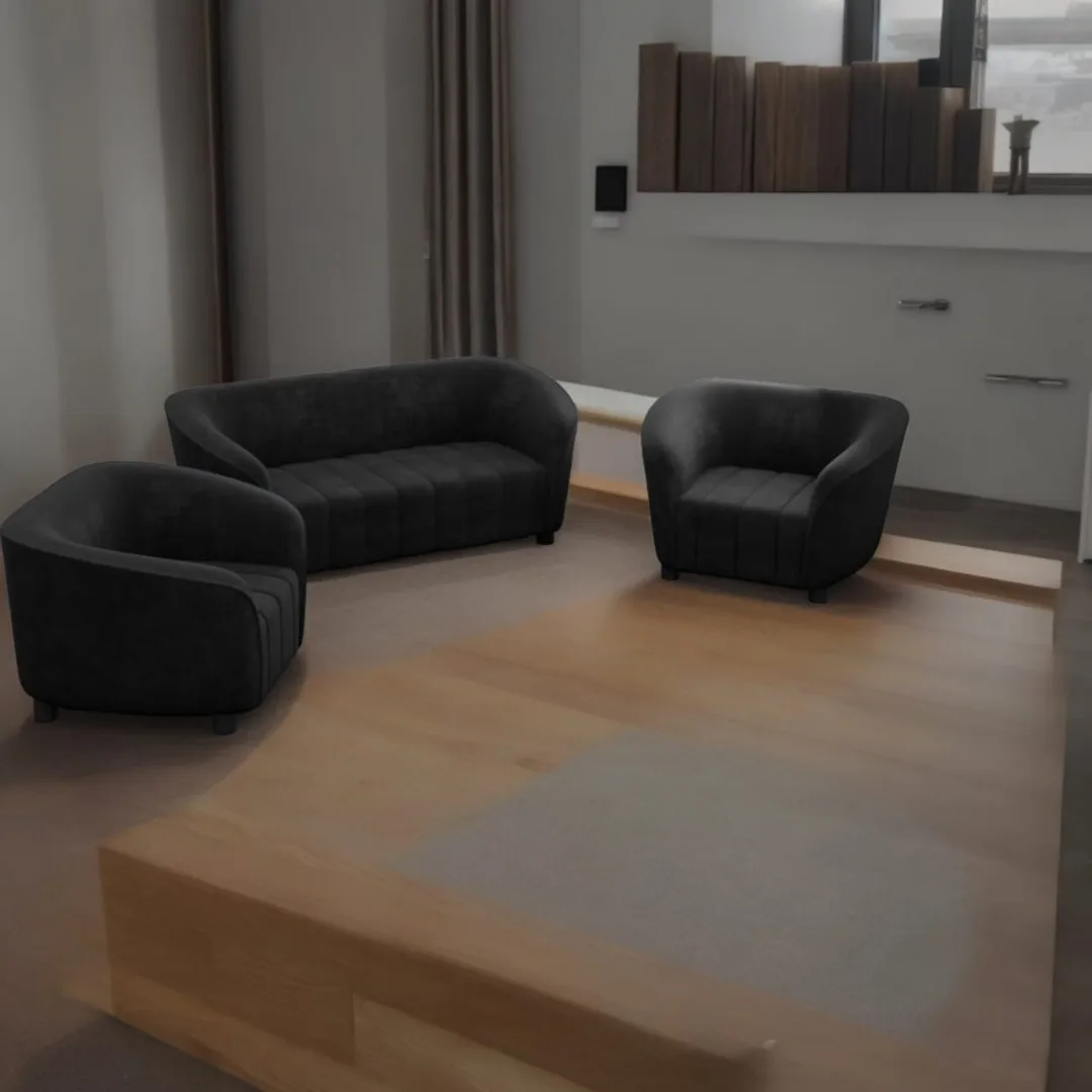 Tafan Fabric Sofa Set 3+1+1
