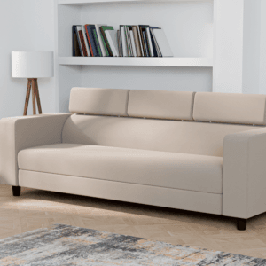 Ewans Fabric Modern Modular Sofa Set - Beige, 3 Seater