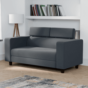 Ewans Fabric Modern Modular Sofa Set - Grey, 2 Seater