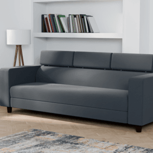 Ewans Fabric Modern Modular Sofa Set - Grey, 3 Seater
