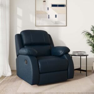 Nowa Manual Recliner 1 Seater - Blue