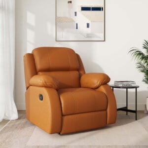 Nowa Manual Recliner 1 Seater - Tan