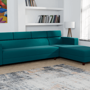 RM HOME Ewans Fabric Modern Modular Sofa Set with Chaise Lounge – Stylish, Comfortable