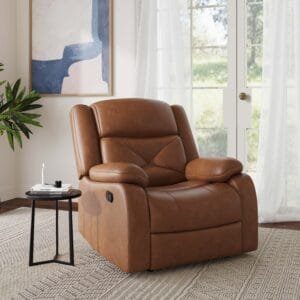 Hitlan 1 Seater Manual Recliner - Brown
