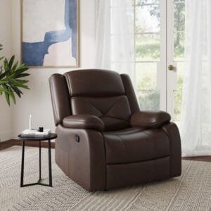 Hitlan 1 Seater Manual Recliner - Tan