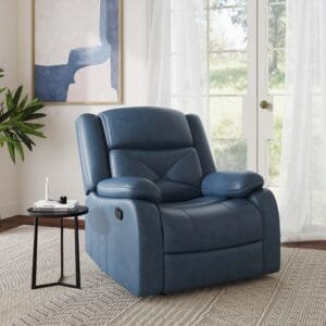 Hitlan 1 Seater Manual Recliner - Blue