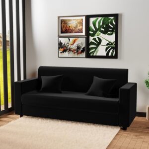 RM HOME Novam Fabric 3 Seater Sofa