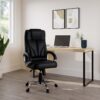 RM HOME Jones Leatherette Office Arm Chair