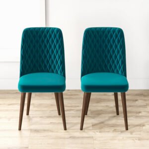 Currency Dining Chair Set of 2 - Teal