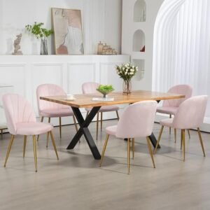 Bota Dining Chair (Set of 2) - pink