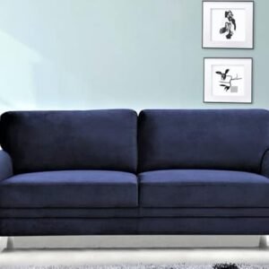 ZONY 3 Seater Sofa Velvet - Blue