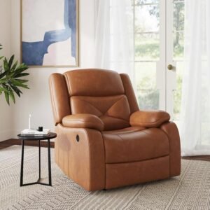 Hitlan Motorized Recliner - Tan