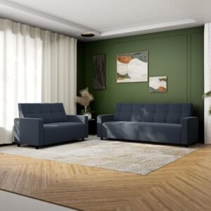 Wilson Fabric Sofa Set - Grey, 3+2 Seater