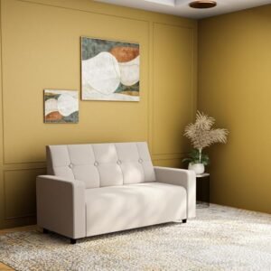 Wilson Fabric Sofa Set - Beige, 2 Seater