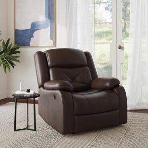 Hitlan Motorized Recliner - Brown