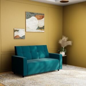 Wilson Fabric Sofa Set - Teal, 2 Seater