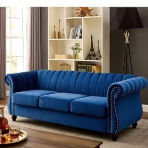 SEROX 3 Seater Sofa - Blue