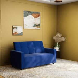 Wilson Fabric Sofa Set - Blue, 2 Seater