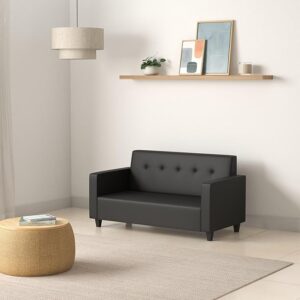 Rm Home Sofa Black Leatherette