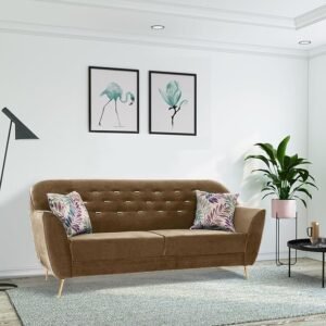 TOPO 3 Seater Sofa - Brown