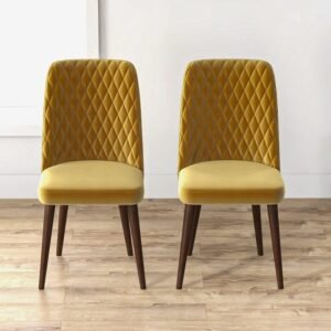 Currency Dining Chair Set of 2 - Yellow