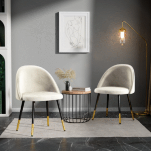 Dina Dining Chair (Set of 2) - Beige