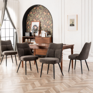 Aabaya Dining Chair (Set of 2) - Dark Grey