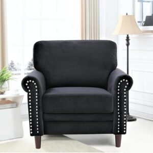 RM Home ZONY ONE Seater Sofa Fabric Velvet