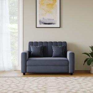 Luna Sofa Set - Grey, 2 Seater