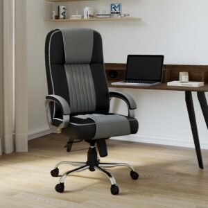 Kinetic Z Fabric Office Adjustable Arm Chair - Gray