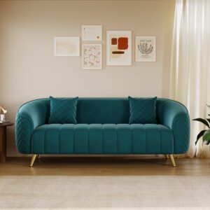Irina Sofa Set - Teal, 3 Seater