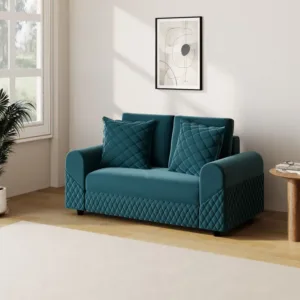 Meriana Fabric 2 Seater Sofa - Teal