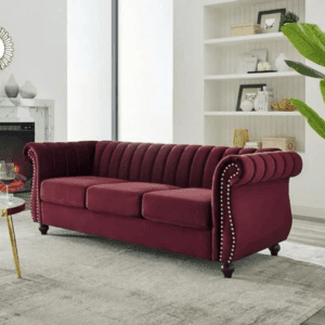 3 seater sofa Maroon
